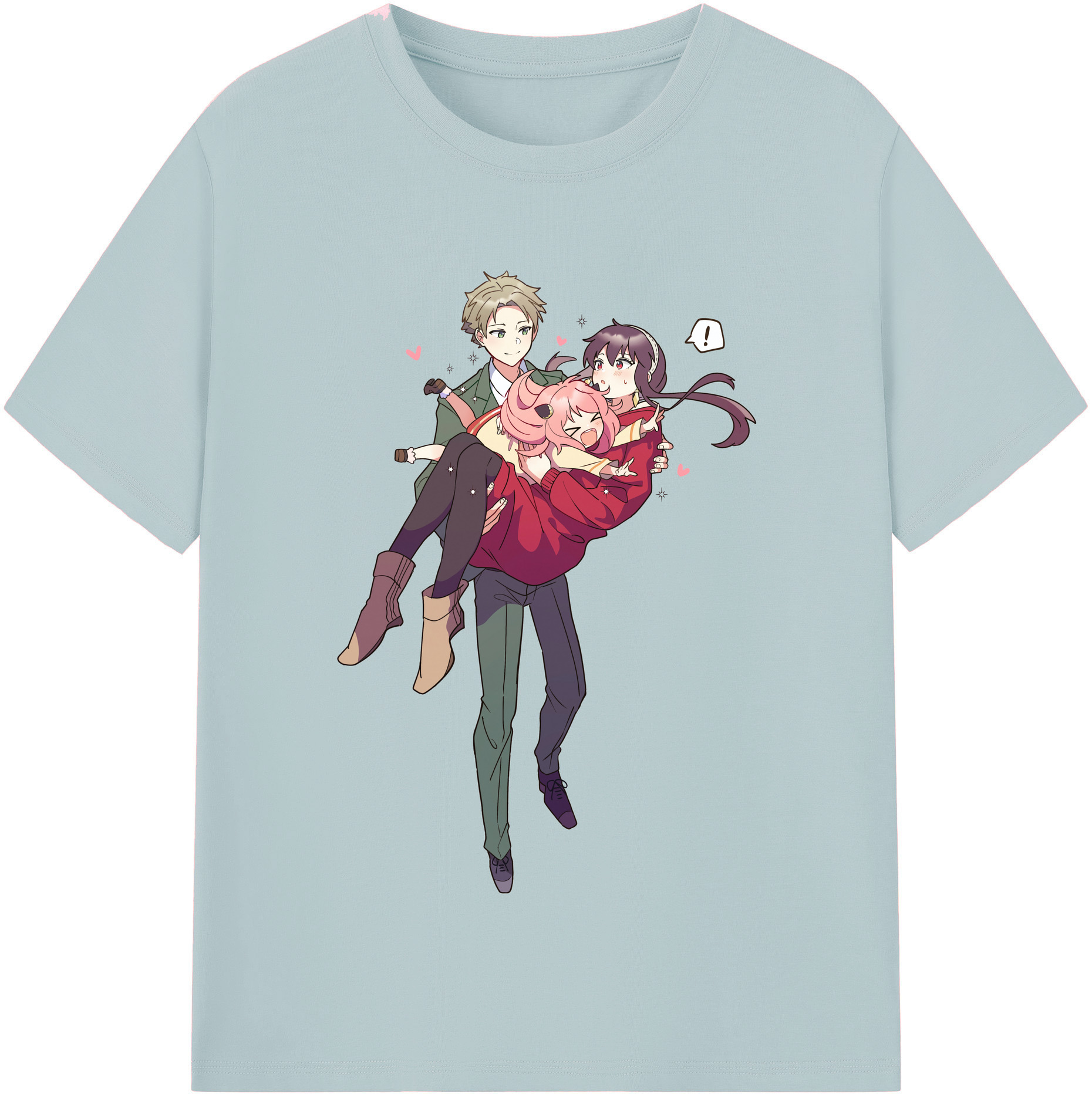（画像用） SPY×FAMILY间谍家家酒 綿100％半袖Tシャツ（フロントプリント）